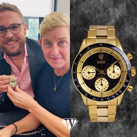 ellen degeneres vintage rolex|ellen degeneres watch collection.